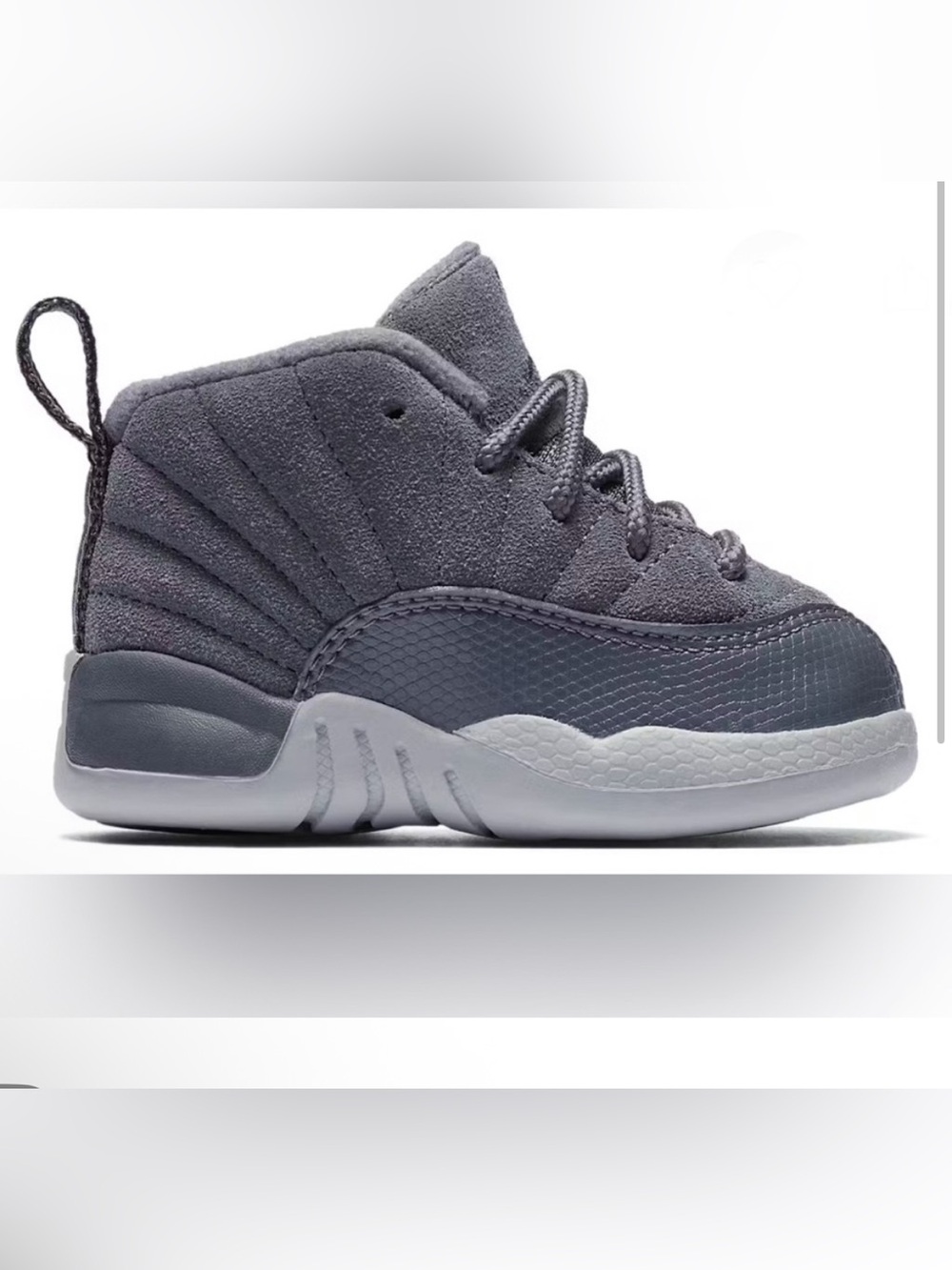 Nike Jordan 12 Retro Dark Grey Toddler Basketball Shoes